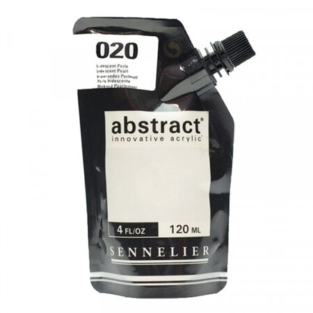 Peinture acrylique en sachet - iridescent perle - 120ml - sennelier