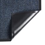 vidaXL Paillasson rayé Bleu 80x120 cm