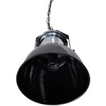 vidaXL Plafonnier métallique 2 Pièces Hauteur réglable Moderne Noir