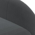vidaXL Tabourets de bar lot de 2 gris foncé tissu
