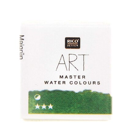 Peinture Aquarelle - Vert de printemps - 1/2 godet