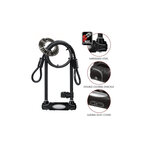 Master Lock Antivol U Avec Cable - A Cle - Modele Xl