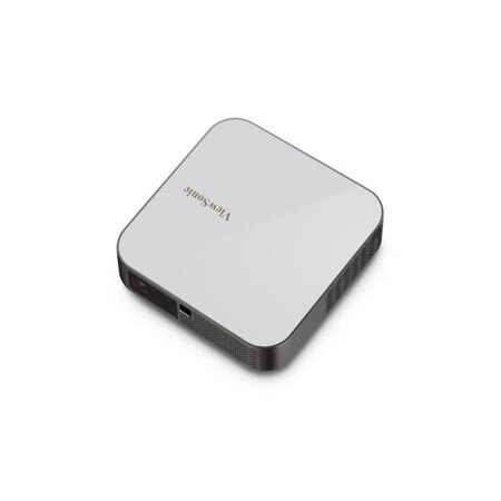Viewsonic m2e vidéo-projecteur projecteur à focale courte 1000 ansi lumens led 1080p (1920x1080) compatibilité 3d gris  blanc