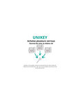 THIRARD - Lot de 30 verrous double entrée Corvette UNIKEY (achetez-en plusieurs  ouvrez avec la même clé)  cylindre 50mm  3 clés
