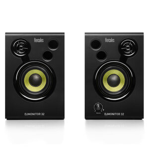 Hercules enceinte bibliothèque dj monitor 32