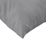 vidaXL Coussins décoratifs 4 Pièces gris 50x50 cm tissu