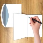 Carte meilleurs voeux bonne année étoile flocon rouge brillant avec enveloppe