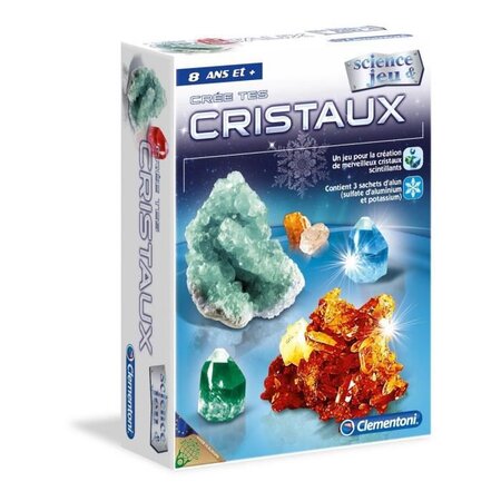 CLEMENTONI Science & Jeu - Crée des cristaux - Jeu scientifique