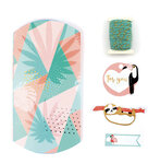 6 Boites Cadeaux + Accessoires Tropical 140X190