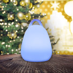 LUMISKY Baladeuse sans fil LED LIBERTY C25 - Waterproof et flottante - H 24 cm - Blanc et multicolore