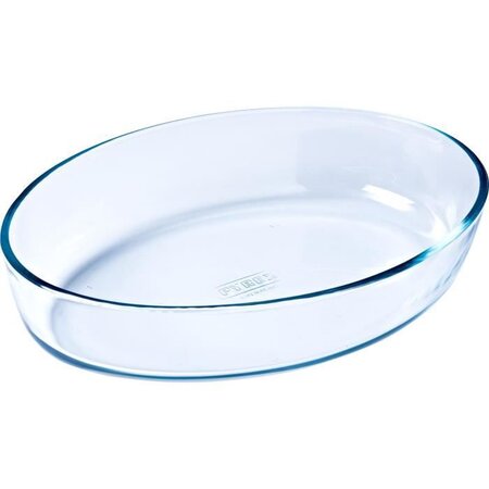 PYREX - ESSENTIALS - Plat a four ovale en verre 35*24 cm