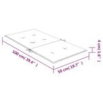 vidaXL Coussins de chaise à dossier bas lot de 6 noir à carreaux tissu