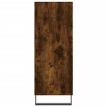 vidaXL Armoire à étagères chêne fumé 69 5x32 5x90 cm bois d'ingénierie