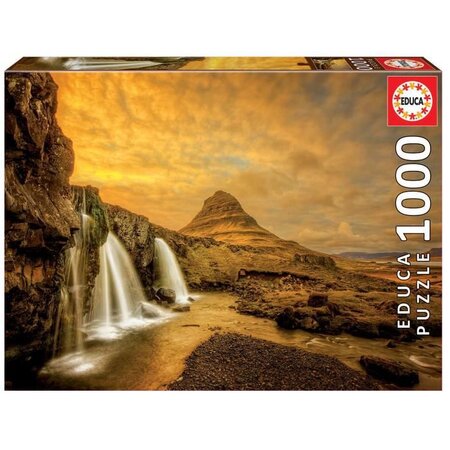 EDUCA PUZZLE 1000 CHUTE KIRKJUFELLSFOSS, ISLANDE
