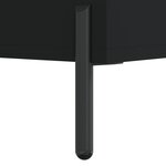 vidaXL Buffet noir 100x36x60 cm bois d'ingénierie