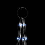 vidaXL Sapin de Noël sur mât de drapeau 1134 LED Bleues 800 cm