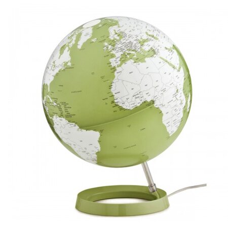 Globe terrestre lumineux Light & Colour Ø 30 cm - Pastel vert