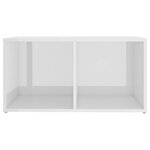vidaXL Ensemble de meubles TV 6 Pièces Blanc brillant Aggloméré