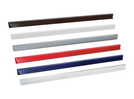 Lot de 50 baguettes de reliure 30 pages bleu leitz