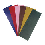 Feuille de cire  teintes rustiques  6  couleurs assorties  20x6 5 cm
