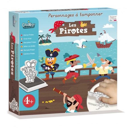 Tampons mousse - Pirates - Personnages a tamponner