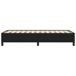 vidaXL Cadre de lit Noir 80x200 cm Similicuir