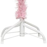 vidaXL Sapin de Noël artificiel avec support rose 240 cm PVC