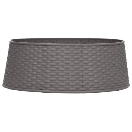 vidaXL Jupe de sapin de Noël Marron Ø54x19 5 cm
