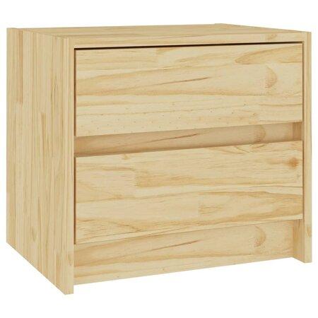 vidaXL Table de chevet 40x30 5x35 5 cm Bois de pin solide