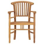 vidaXL Ensemble de salle à manger de jardin 7 Pièces Bois de teck solide