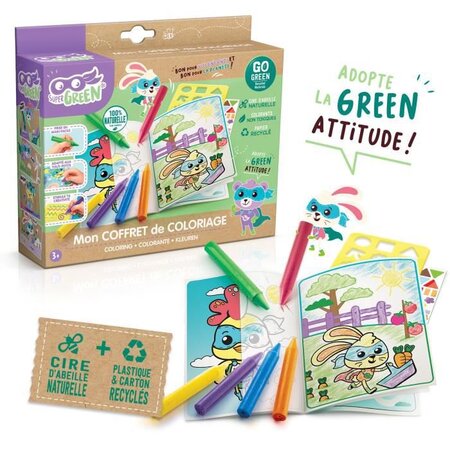 SUPER GREEN Kit de crayons bio