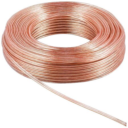 Bobine de câble haut-parleur Goobay 2x 0,75 mm² 50m (Transparent)