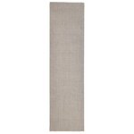 vidaXL Tapis Sisal naturel 80x300 cm Sableux