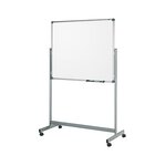 Tableau blanc mobile non réversible 100 x 210 cm Gris MAUL