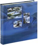 Album photo 100 pages 30 x 30 x 5 cm motif 'singo' bleu hama