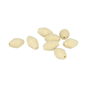 Perle bois Lucy toupie 20x30mm 8 pièces