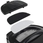 Friteuse 2 5 l noire bestron adf2000 1800 w
