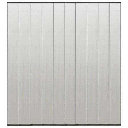 vidaXL Moustiquaire de porte rideau en maille 10 Pièces Noir 240x240 cm