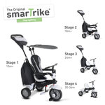 Tricycle Glow blanc/noir