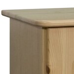vidaXL Meuble TV 115x29x40 cm Bois de pin massif