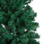 vidaXL Arbre de Noël artificiel avec branches épaisses vert 120 cm PVC