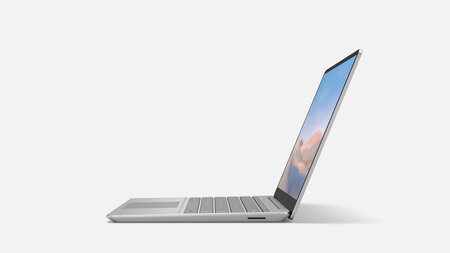 Microsoft surface laptop go i5-1035g1 ordinateur portable 31 6 cm (12.4") écran tactile intel® core™ i5 8 go lpddr4x-sdram 256 go ssd wi-fi 6 (802.11ax) windows 10 pro platine