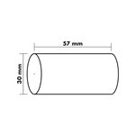 EXACOMPTA 20 X  Bobine thermique pour caisse, 57 mm x 9 m