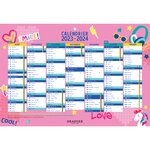 Calendrier scolaire 2023-2024 - 19x13  cm - Août 2023 à Décembre 2024 - Jeux - Draeger
