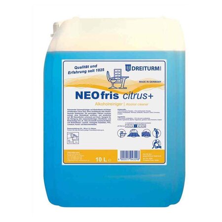 Nettoyant à base d'alcool NEOFRIS citrus+, 10 L DREITURM