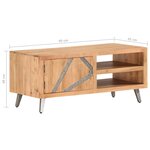 vidaXL Table basse 90x45x40 cm Bois d'acacia massif