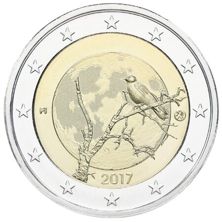 Pièce de monnaie 2 euro commémorative Finlande 2017 – Nature finlandaise