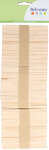 Bâtonnets plats en bois 114mm 150 pièces