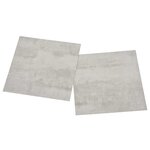 vidaXL Planches de plancher autoadhésives 20 Pièces PVC 1 86m² Gris clair