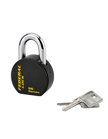 THIRARD - Cadenas à clé Fédéral Lock 900R UNIKEY (achetez-en plusieurs  ouvrez avec la même clé)  63.5mm  2 clés
